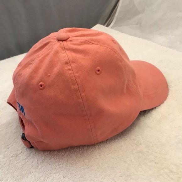 Costa "C" for Costa Rica Adjustable Light Orange Cotton Travel Baseball Cap - Picture 10 of 14